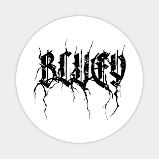 BLUEY DEATH METAL Magnet